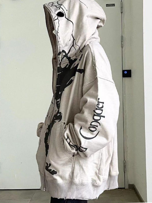 Sudadera Abrigo Holgada con Diseño Sofisticado para Otoño e Invierno - Image 4