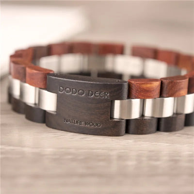 Pulsera de Madera de Sándalo con Lettering - Joya de Moda Artesanal - Image 12