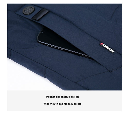 Elegante Abrigo Acolchado de Terciopelo para Invierno - Image 18