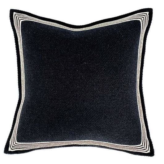 Funda de Cojín Decorativa Moderna Lujo Marfil y Negro - Image 6
