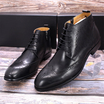 Botas Martin de Cuero con Cierre Lateral para Hombre - Image 3