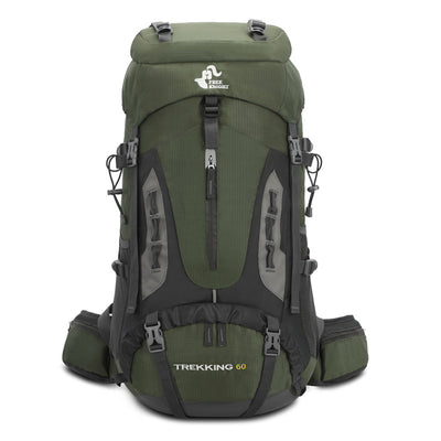Mochila de Senderismo 60L con Cobertor de Lluvia - Ideal para Montañismo y Camping - Image 14