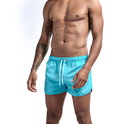 Shorts de Envolvimiento Hombre, Pantalones Cómodos para Casa, Pantalones de Playa Suave - Image 50