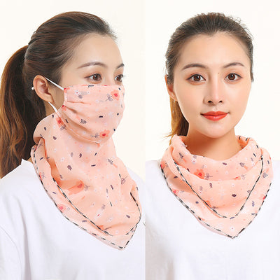 Pañuelo de Seda Protector Solar para Mujer - Máscara Cuello y Cara Verano - Image 16