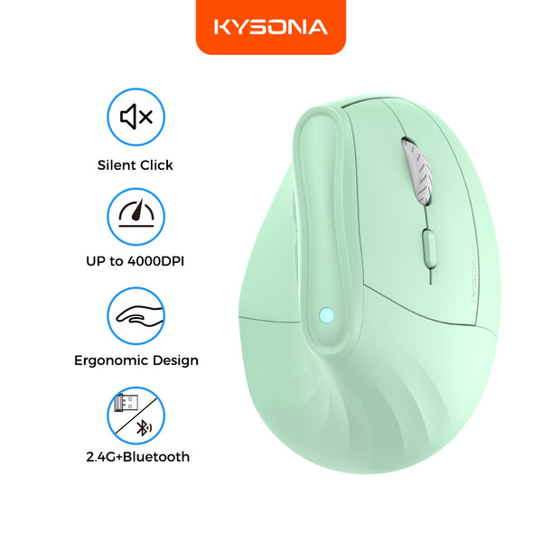 Ratón Inalámbrico Ergonómico Vertical Premium