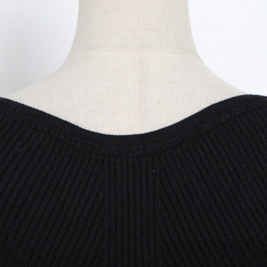 Suéter de Cuero con Costuras en Contraste para Mujer - Image 12