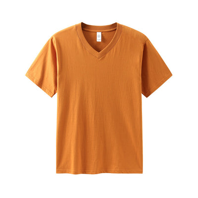 Camiseta de Algodón Puro Cuello V Hombre - Ajuste Relajado - Image 16