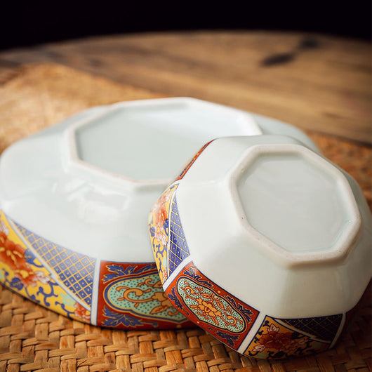 Cuenco Cerámico Octagonal Japonés para Mesa - Image 2