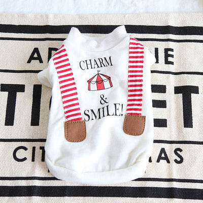 Suéter para Perro con Tirantes Estampados - Diseño Rayado - Image 14