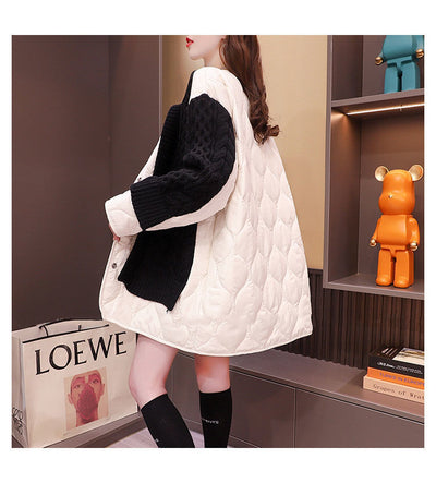 Cardigan Patchwork Tejido Midi para Mujer - Image 12