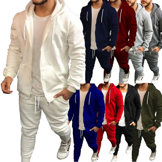 Cardigan con Capucha Casual de Color Sólido para Hombre - Image 2