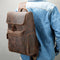 Mochila Vintage para Hombre - Viajes y Aventuras al Aire Libre