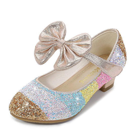 Zapatos de Tacón Alto Princesa con Cristales y Punta Redonda Suave - Image 12