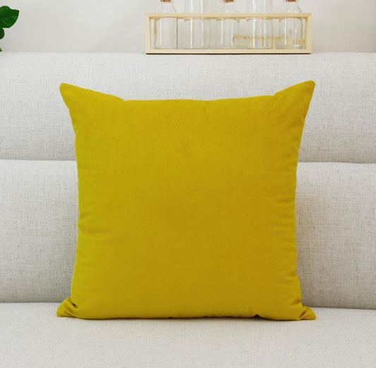 Funda de Almohada Terciopelo Color Sólido Larga