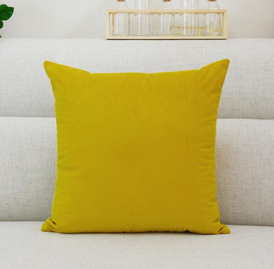 Funda de Almohada Terciopelo Color Sólido Larga