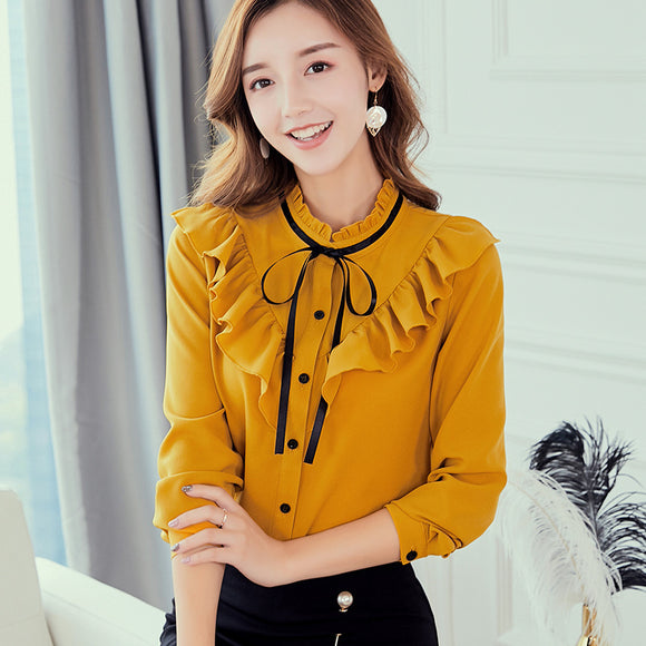 Blusa de Chifón Versátil para Mujer - Estilo Casual Moderno