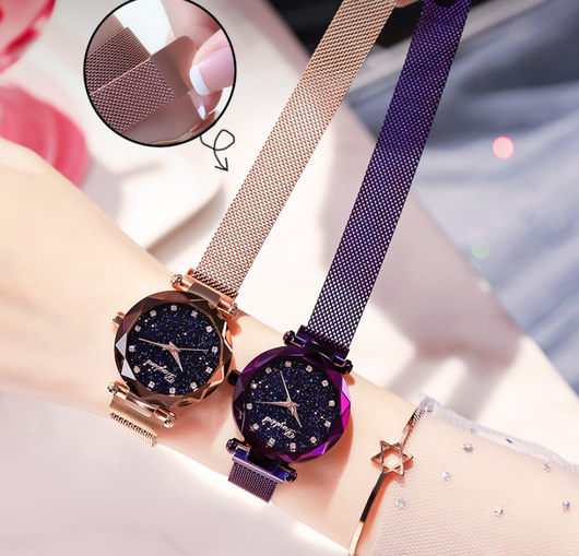 Reloj Magnético Impermeable Cielo Estrellado para Mujer - Image 11