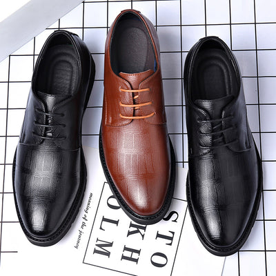 Zapatos Formales de Cuero Genuino para Hombre Talla Grande - Image 3