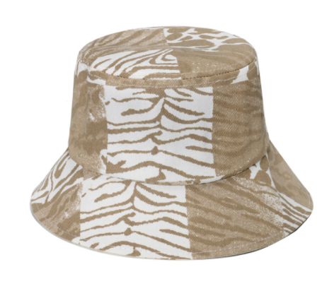 Sombrero Pescador Mujer Flores Geométricas Primavera Verano