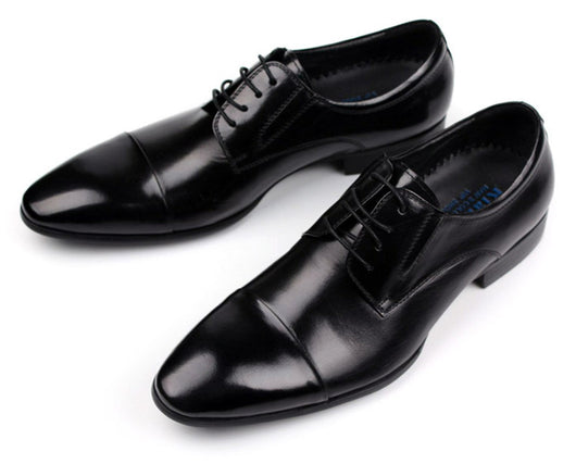 Zapatos de Vestir Ejecutivos con Punta Afilada - Estilo Británico Premium - Image 10