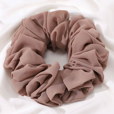Coletero de Chifón Perla con Flor para el Cabello en Color Puro - Image 18
