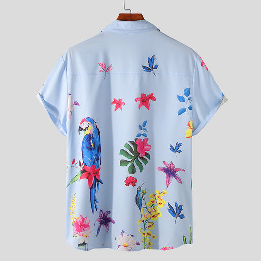 Camisa Streetwear Hawaiana para Hombre - Estilo Playa Urbano - Image 2