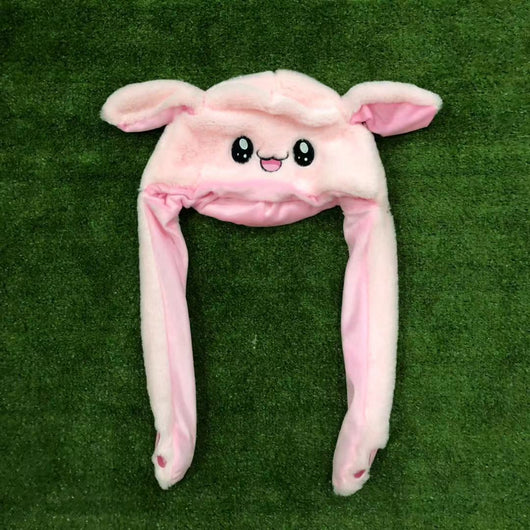 Gorro con Orejas de Conejo Móviles y Bolsa de Aire Plus Terciopelo - Image 5