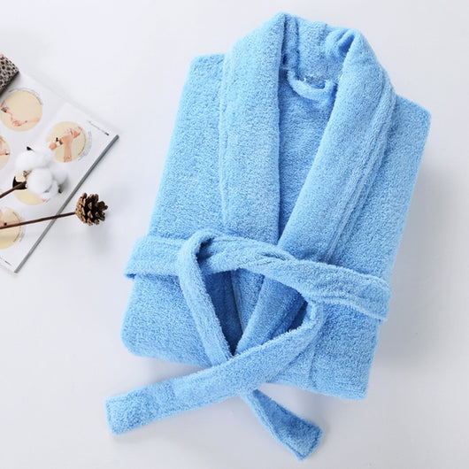 Bata de Baño Térmica de Algodón - Unisex Absorbente y Secado Rápido - Image 17