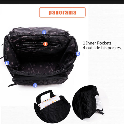 Mochila Multifuncional para Mamá con Espacio para Bebé - Image 19