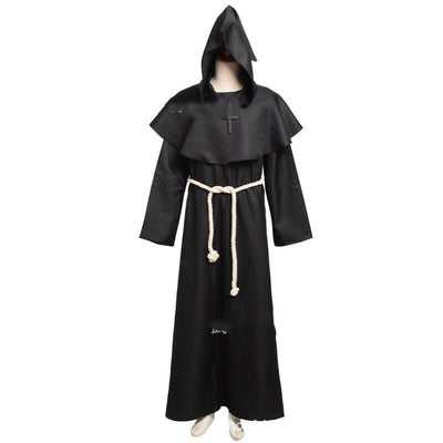 Túnica Medieval Monje - Disfraz Sacerdote y Mago - Image 12