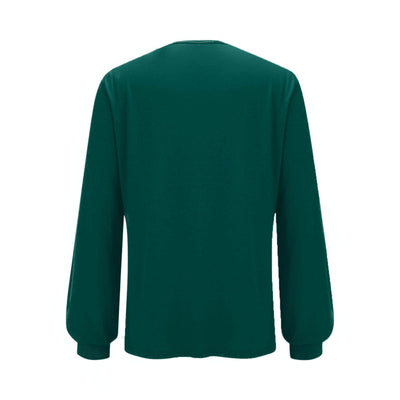 Blusa Suéter Holgada con Lentejuelas y Cuello Redondo - Manga Larga Casual - Image 12