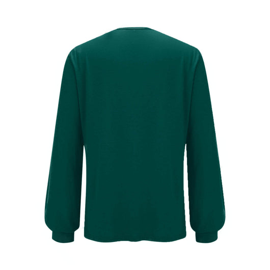 Blusa Suéter Holgada con Lentejuelas y Cuello Redondo - Manga Larga Casual - Image 12