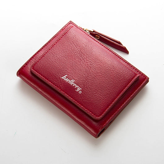 Monedero Compacto de Cuero Charol - Elegancia en tu Bolsillo - Image 5