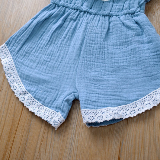 Jumpsuit Monohombro de Encaje para Niña - Diseño Moderno y Elegante - Image 6