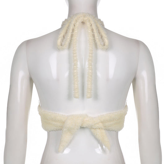 Camiseta Halter con Corazón de Diamante y Tirantes Ajustables - Image 11