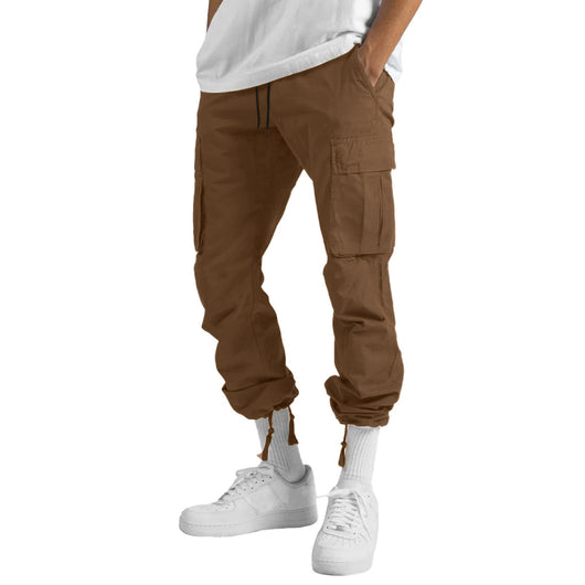 Pantalones Casuales con Múltiples Bolsillos y Cordón Ajustable - Image 49