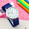 Reloj Digital Infantil Coreano con Correa de Lona Transpirable y Pantalla Clara