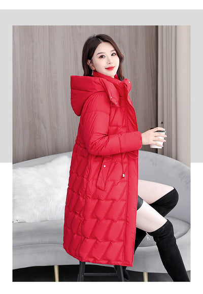 Abrigo Acolchado Slim Fit Talla Grande para Mujer - Invierno - Image 18