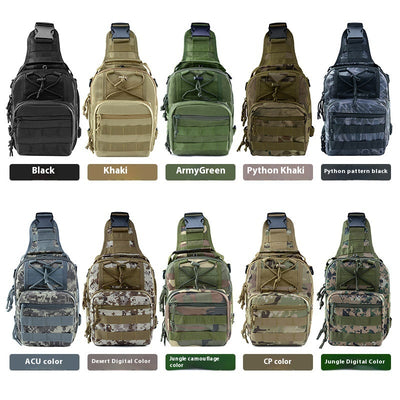 Bolsa Mensajera Táctica Impermeable en Tela Oxford con Camuflaje - Image 4