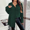 Blusa Casual con Cuello Polo para Tallas Grandes