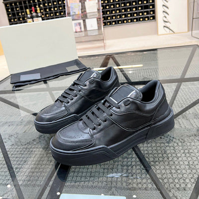 Zapatillas de Cuero Casual para Hombre - Sneakers de Invierno Transpirables con Cordones - Image 8