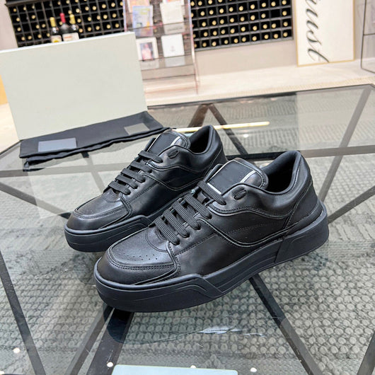 Zapatillas de Cuero Casual para Hombre - Sneakers de Invierno Transpirables con Cordones - Image 8