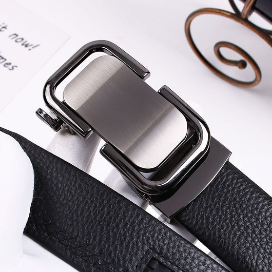 Cinturón de Cuero Genuino para Hombre - Estilo Casual Premium - Image 7
