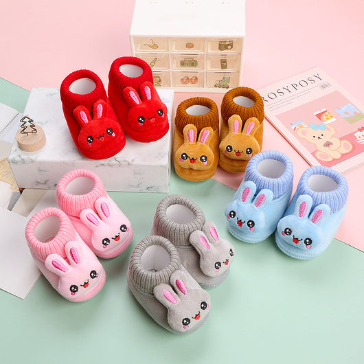 Zapatos de Invierno Antideslizantes para Bebés - Forro Grueso y Cálido