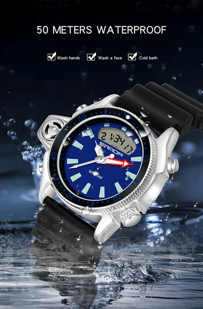 Reloj Deportivo Multifuncional Resistente al Agua con Esfera Grande - Image 25