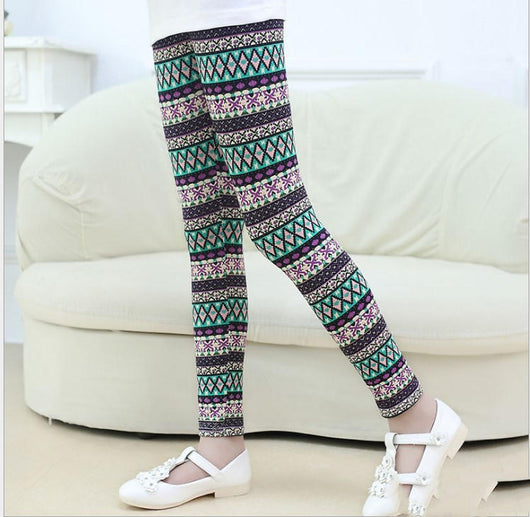 Leggings Infantiles de Cintura Media con Estampado Elástico - Image 15