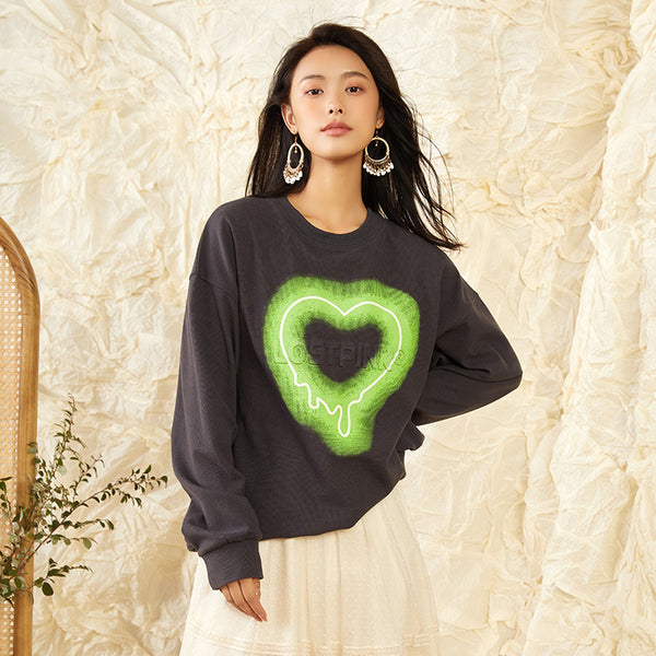 Suéter Manga Larga Mujer con Letras en Relieve - Diseño Moderno