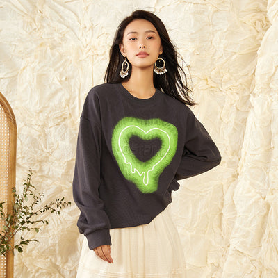 Suéter Manga Larga Mujer con Letras en Relieve - Diseño Moderno