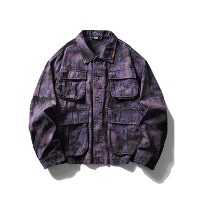 Chaqueta de Trabajo Camuflaje Tie-Dye para Hombre - Image 53