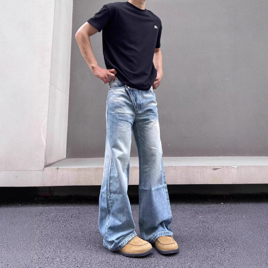 Jeans Vintage Desgastados para Hombre